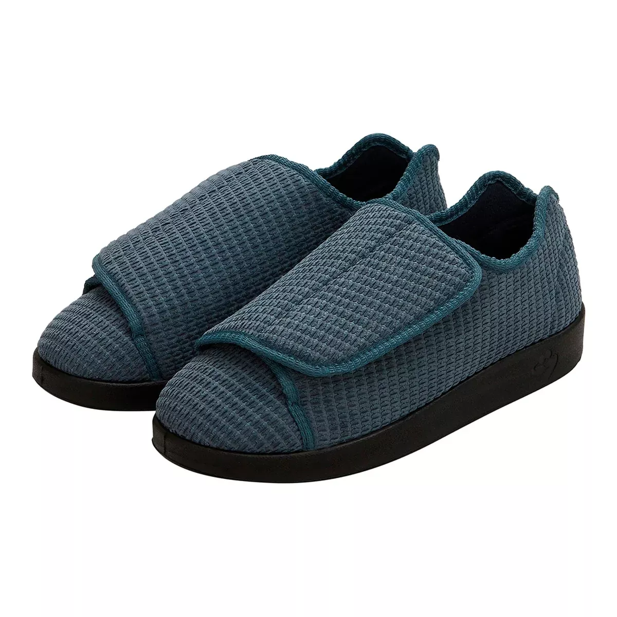 Silverts Slippers – Steel, 12 / 2X-Wide