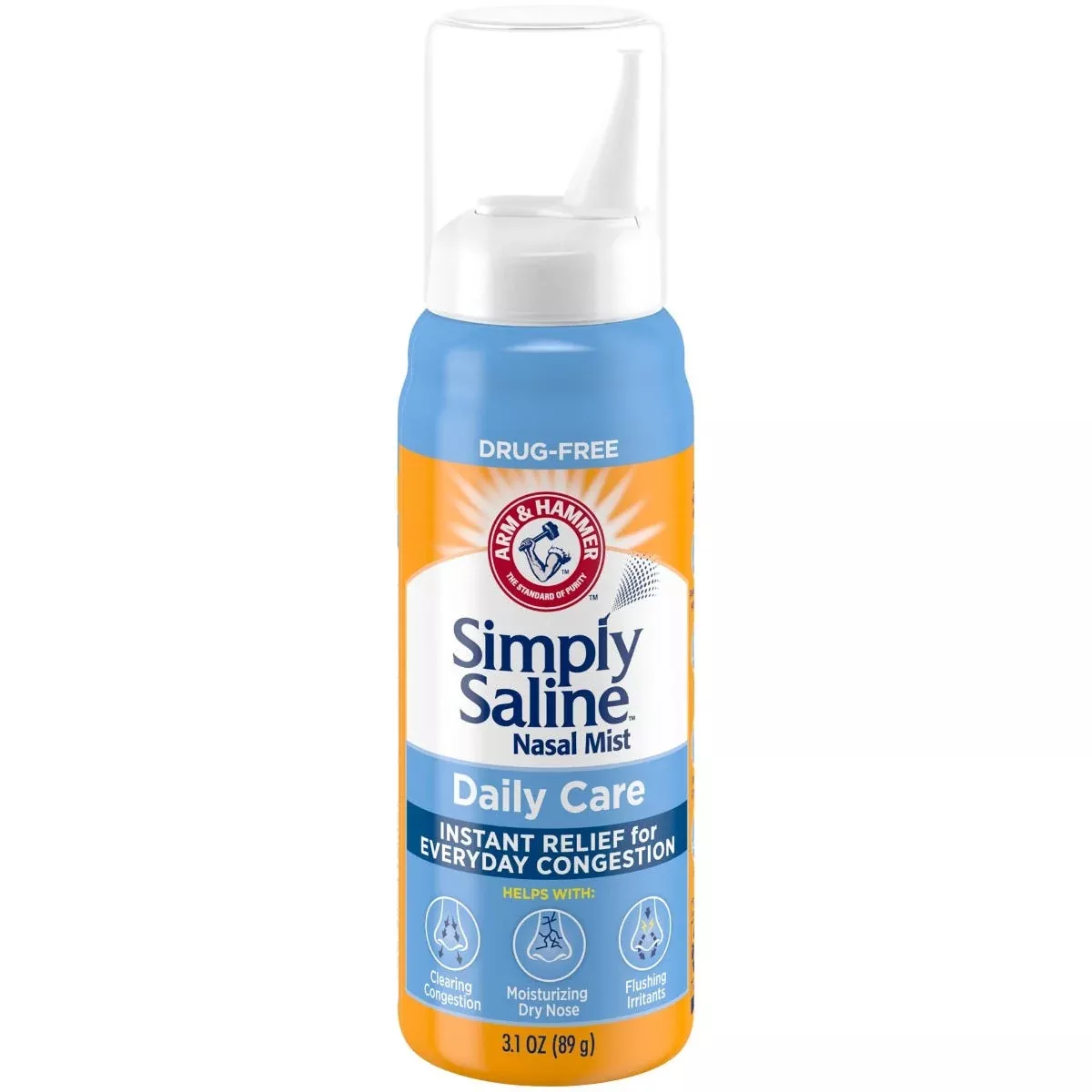 Simply Saline Arm & Hammer Nasal Mist, Daily Care – 3.1 Oz