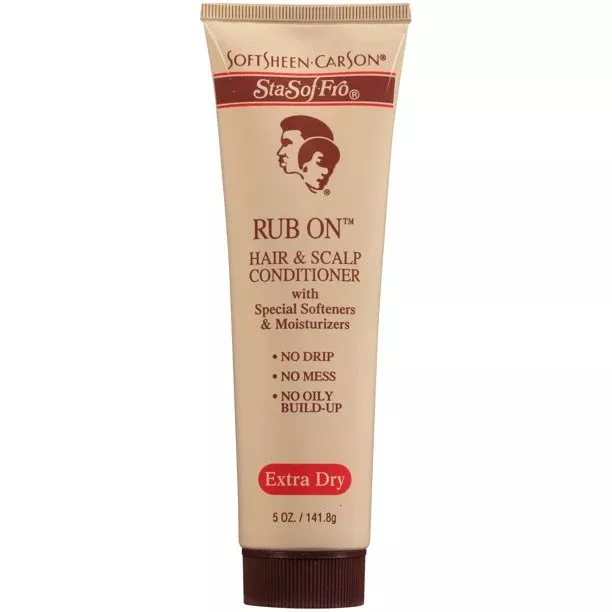 SoftSheen Carson – Sta-Sof-Fro “Rub On” Hair & Scalp Conditioner