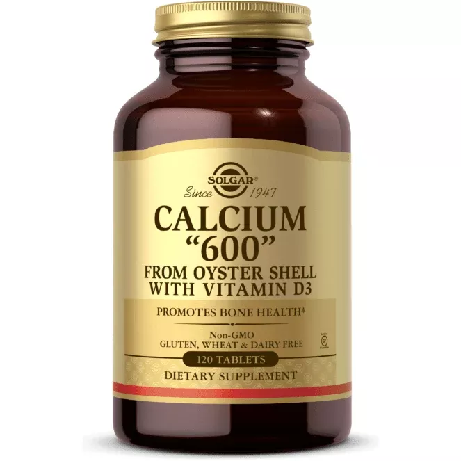 Solgar Calcium “600” (from Oyster Shell with Vitamin D3) 120 Tablets