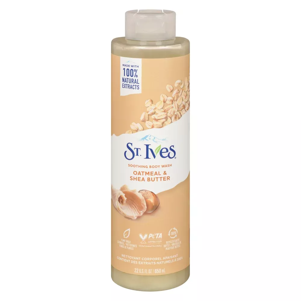 St. Ives Body Wash, Soothing, Oatmeal & Shea Butter 22 Fl Oz