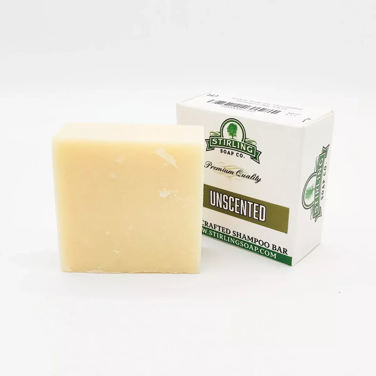 Stirling Soap Co. Unscented Shampoo Bar 3.8 Oz