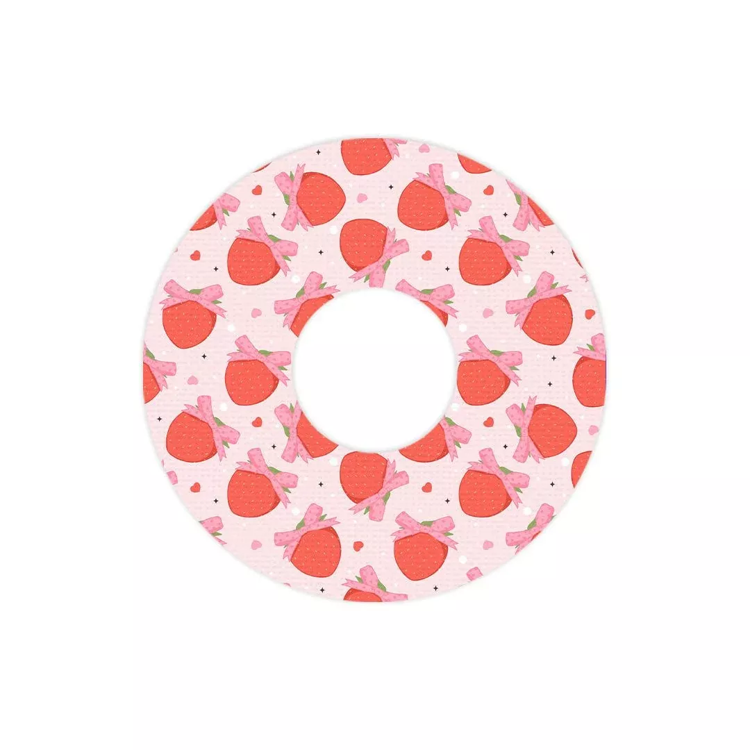 Strawberry Kisses FreeStyle Libre 3 Plus & LingoPatch Tape - Pump Peelz