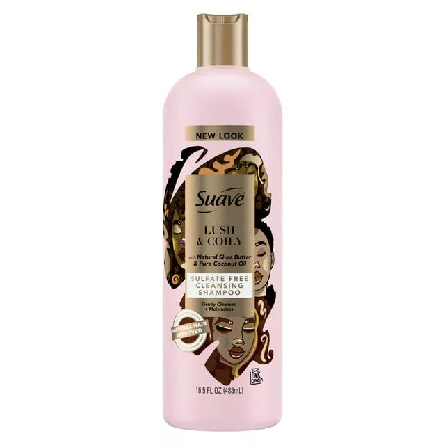 Suave – Natural Shea Butter & Pure Coconut Oil Sulfate-Free Cleansing Shampoo