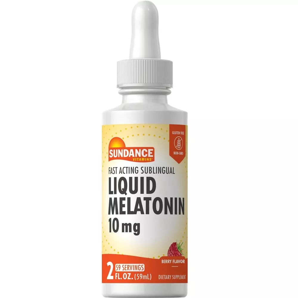 Sundance Liquid Melatonin – 10 mg Natural Berry Flavor (2 Fl Oz)