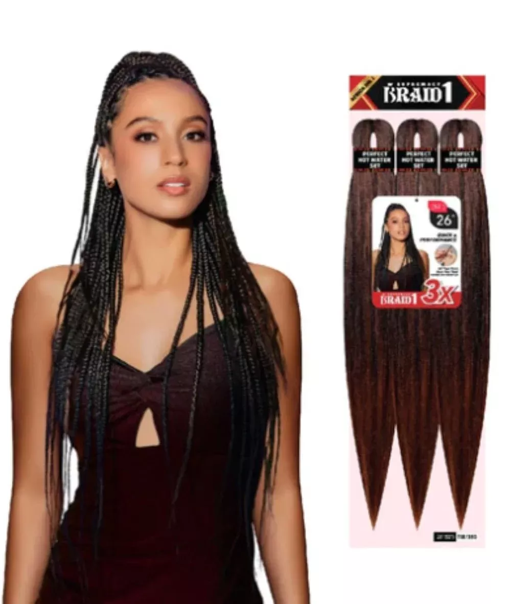 Supremacy Braid1 3X Pre Stretched Braid 26″