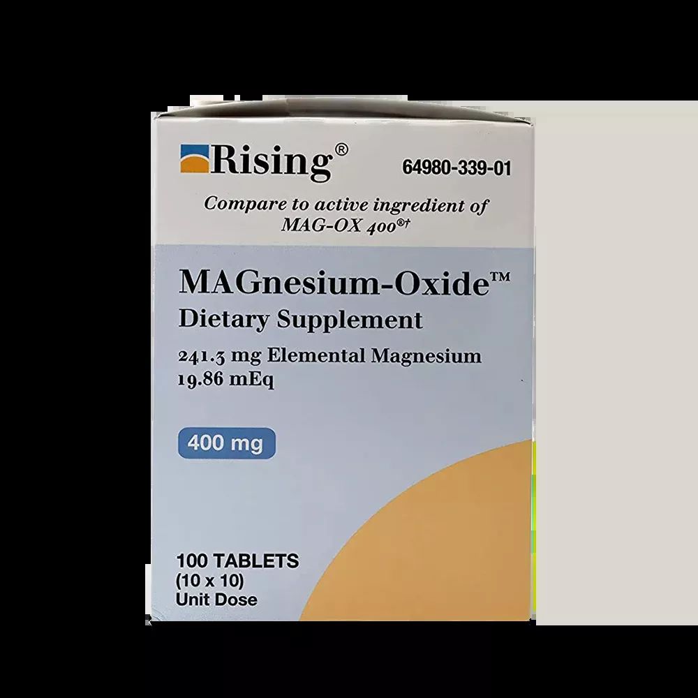 Tablet Rising Magnesium Oxide 400MG 100 Tablets