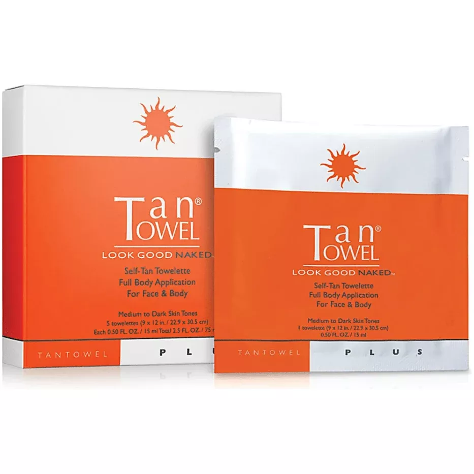 Tan Towel Plus Full Body Self-Tan Towelette – 5 Pack