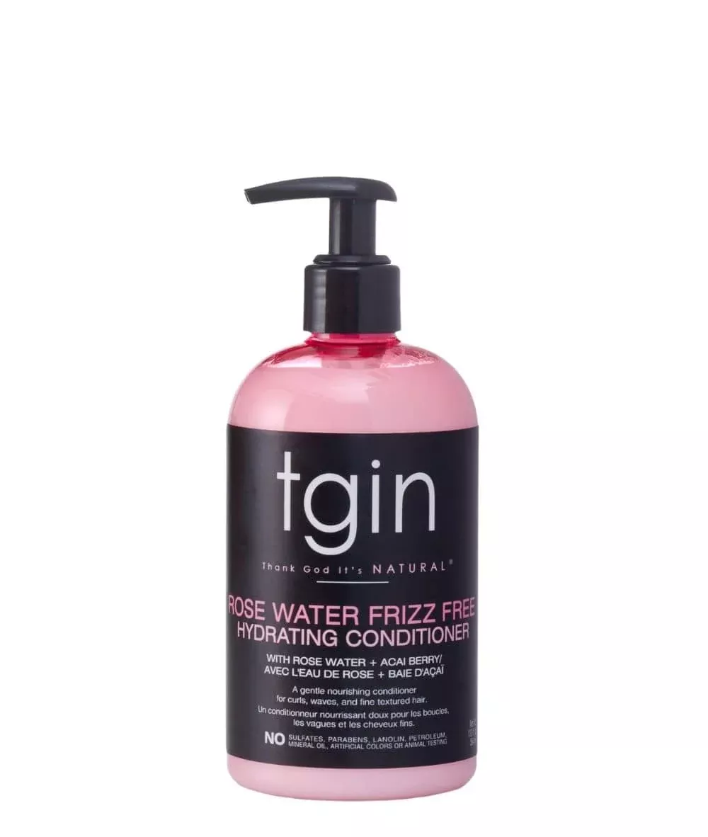 TGIN- Rose Water Frizz Free Hydrating Conditioner (13oz)
