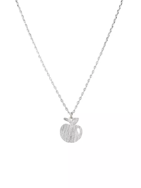 Tiger Tree Apple Necklace Silver