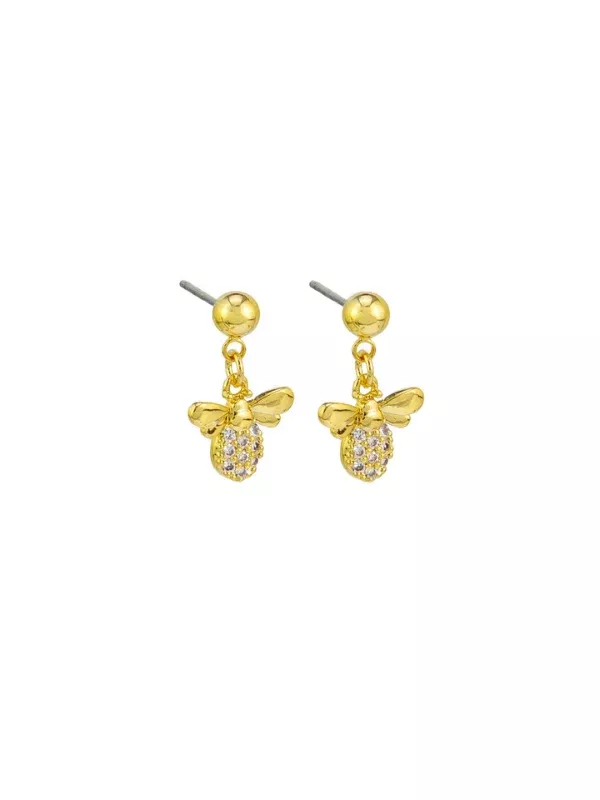 Tiger Tree Bee Mine Earrings Gold