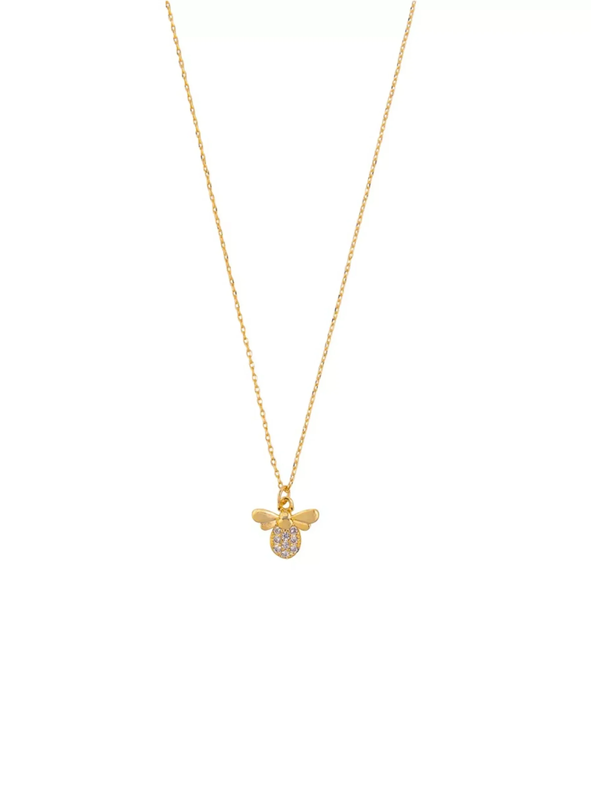 Tiger Tree Bee Mine Necklace Gold