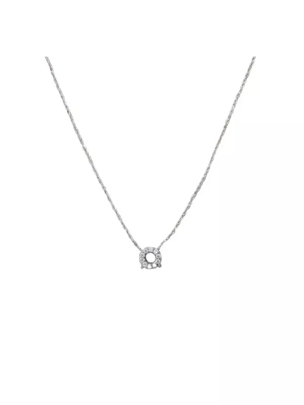 Tiger Tree Lexi Crystal Necklace Silver