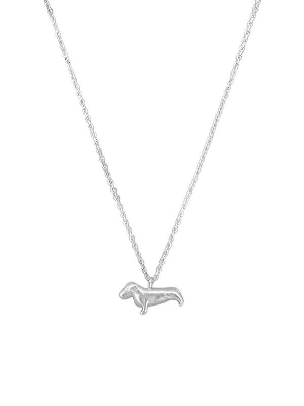 Tiger Tree Rolo Necklace Silver