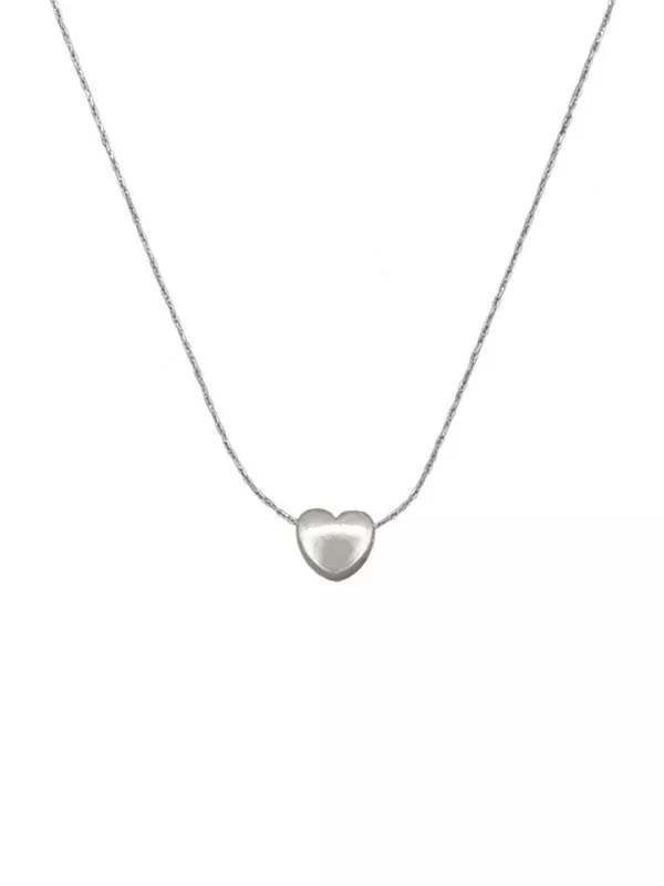 Tiger Tree Sweet Heart Necklace Silver
