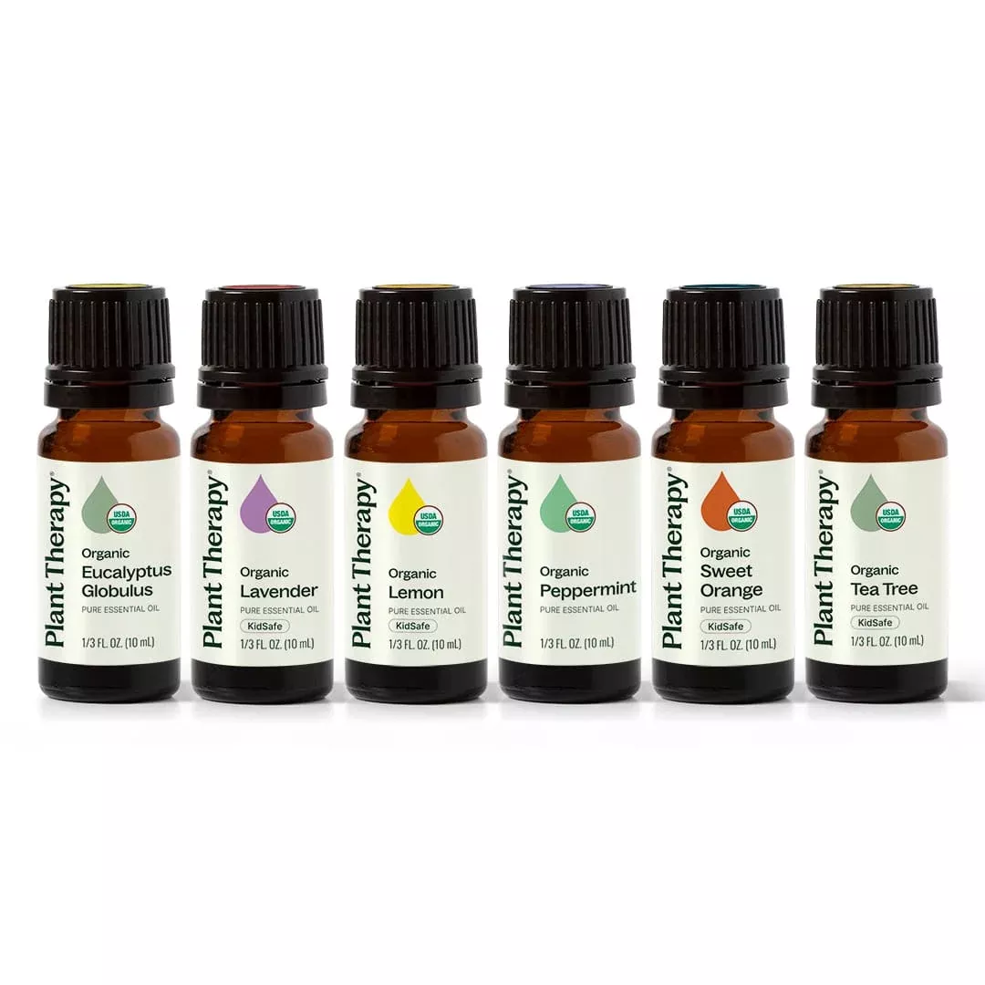 Top 6 Organic Singles Essential Oil Set