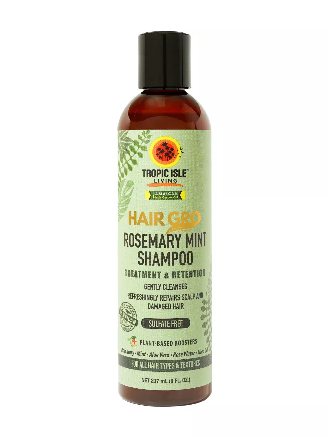TROPIC ISLE – HAIR GRO ROSEMARY MINT SHAMPOO