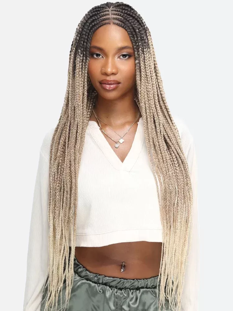 TRU WIG - 13X5 LACE CORNROW BOX BRAID WIG