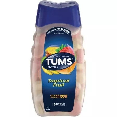 Tums Ultra Tropical Fruit Tablets