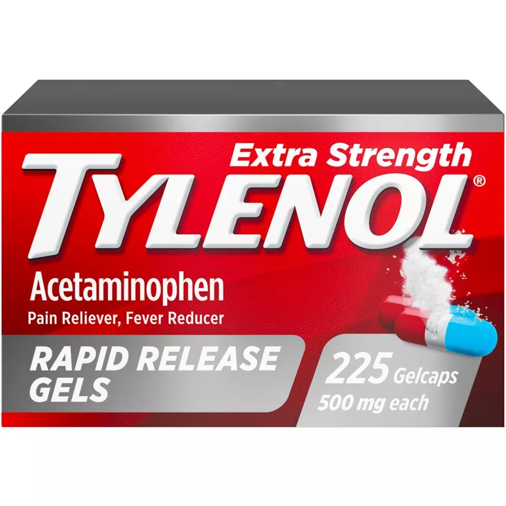 Tylenol Extra Strength 500 mg Rapid-Release Gelcap, 225 EA