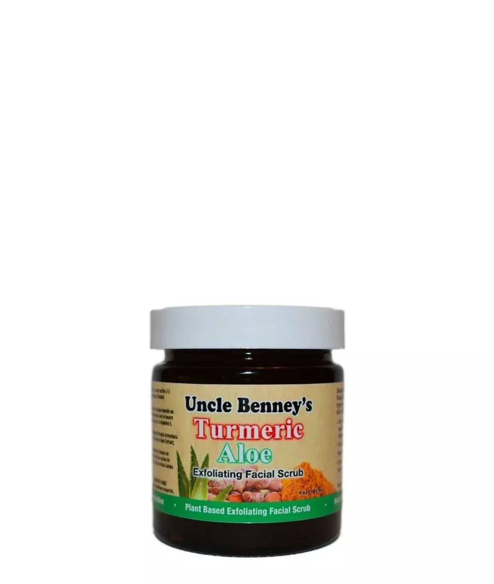 Uncle Benneys Turmeric Aloe Exfoliating Facial Scrub 4Oz