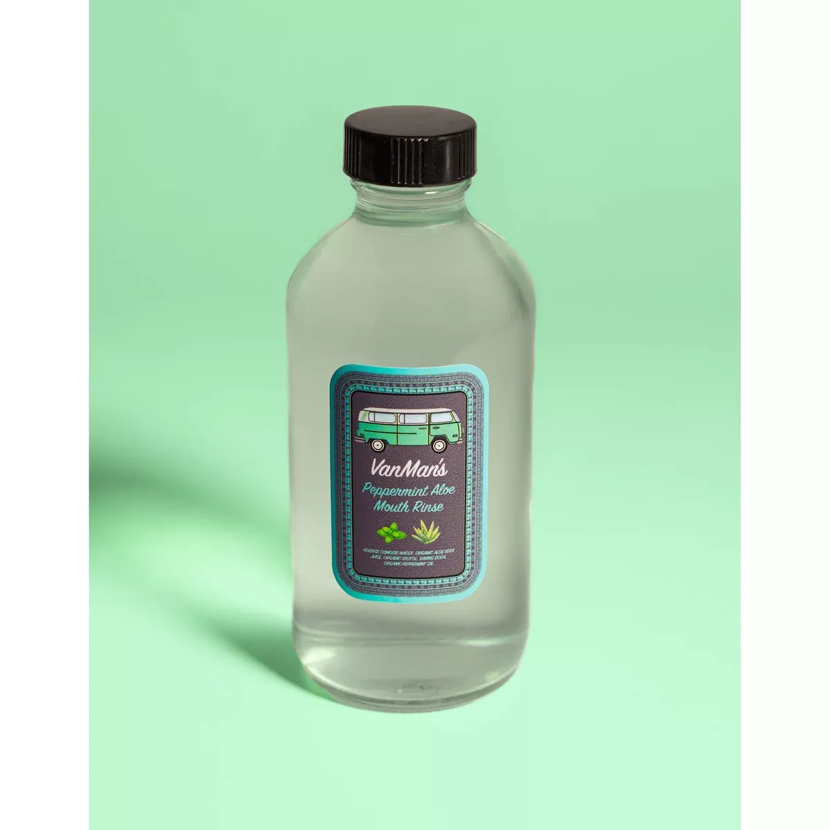 VanMan's Peppermint Aloe Mouth Rinse - 8 oz