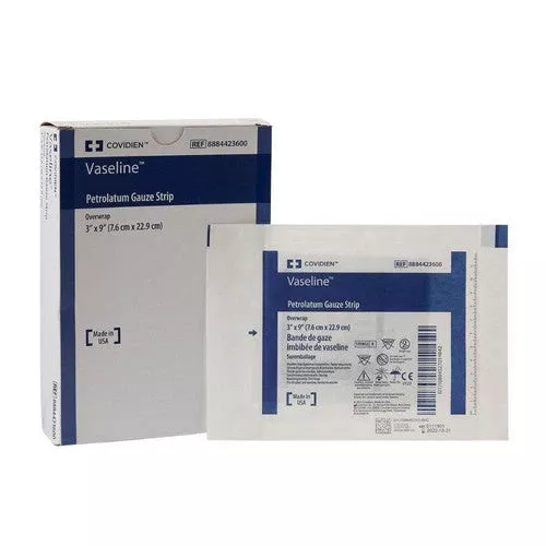 Vaseline Petrolatum Impregnated Dressing Count Of 1