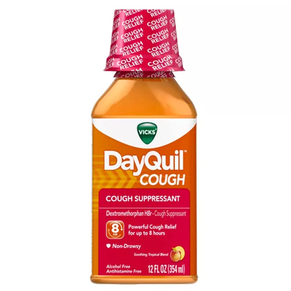 Vicks Cough Suppressant, Soothing Tropical Blend 12 Oz