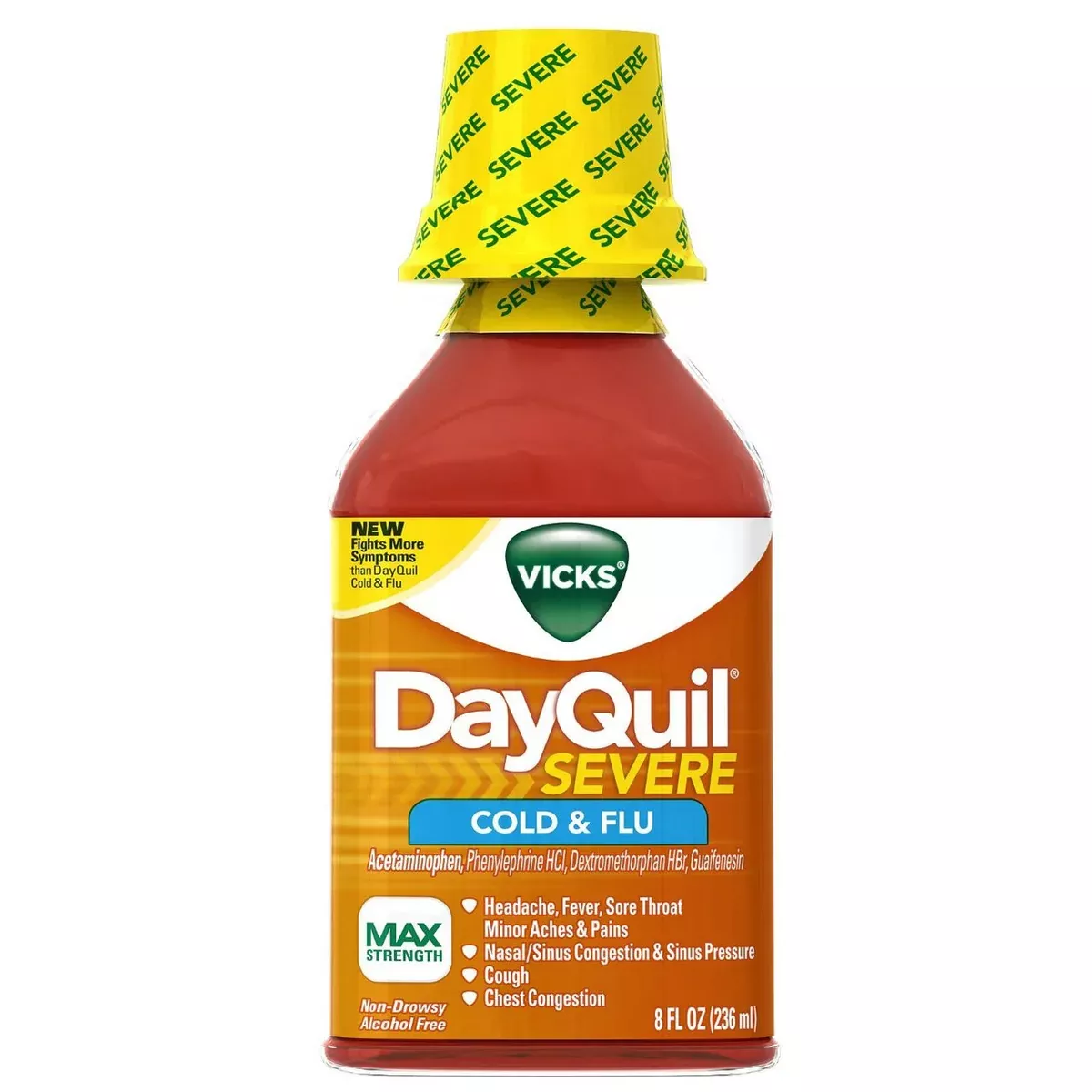 Vicks DayQuil™ Severe Cold & Flu Liquid, 8 oz