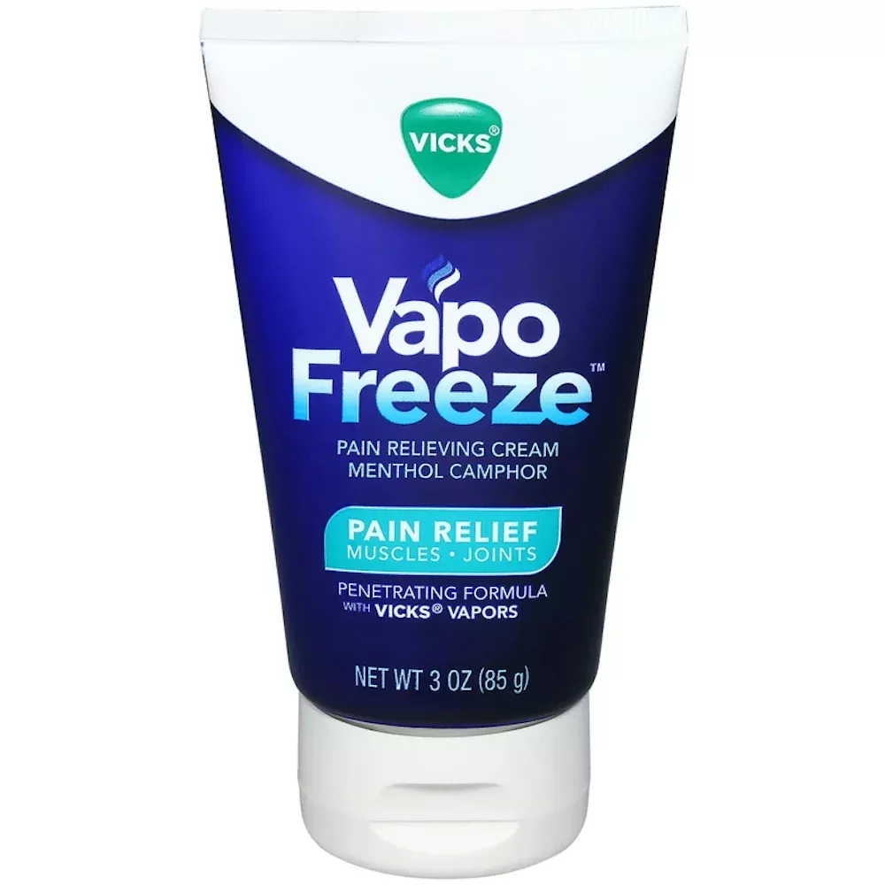 Vicks VapoFreeze Pain Relief Cream, Maximum Strength Menthol for Muscle & Joint Pain, 3 oz
