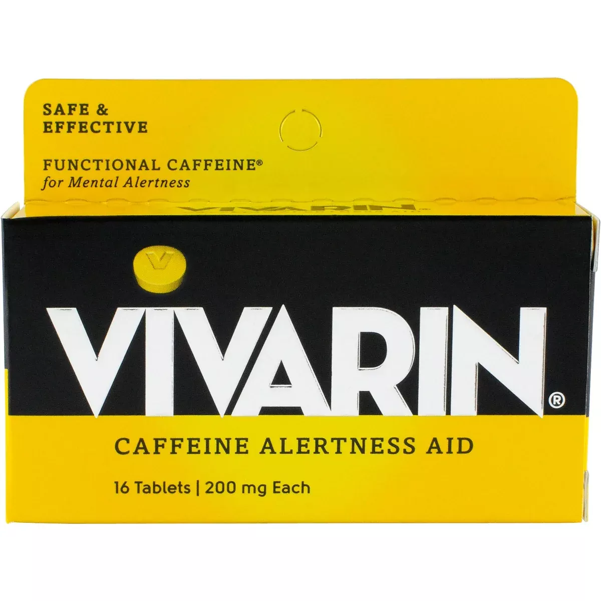Vivarin Caffeine Alertness Aid, 200 Mg, Tablets