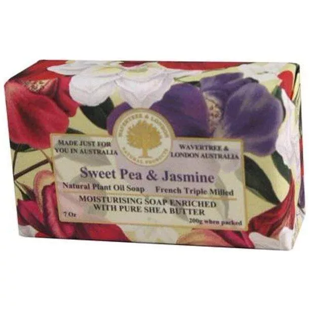 Wavertree & London Sweet Pea & Jasmine Soap 7 Oz