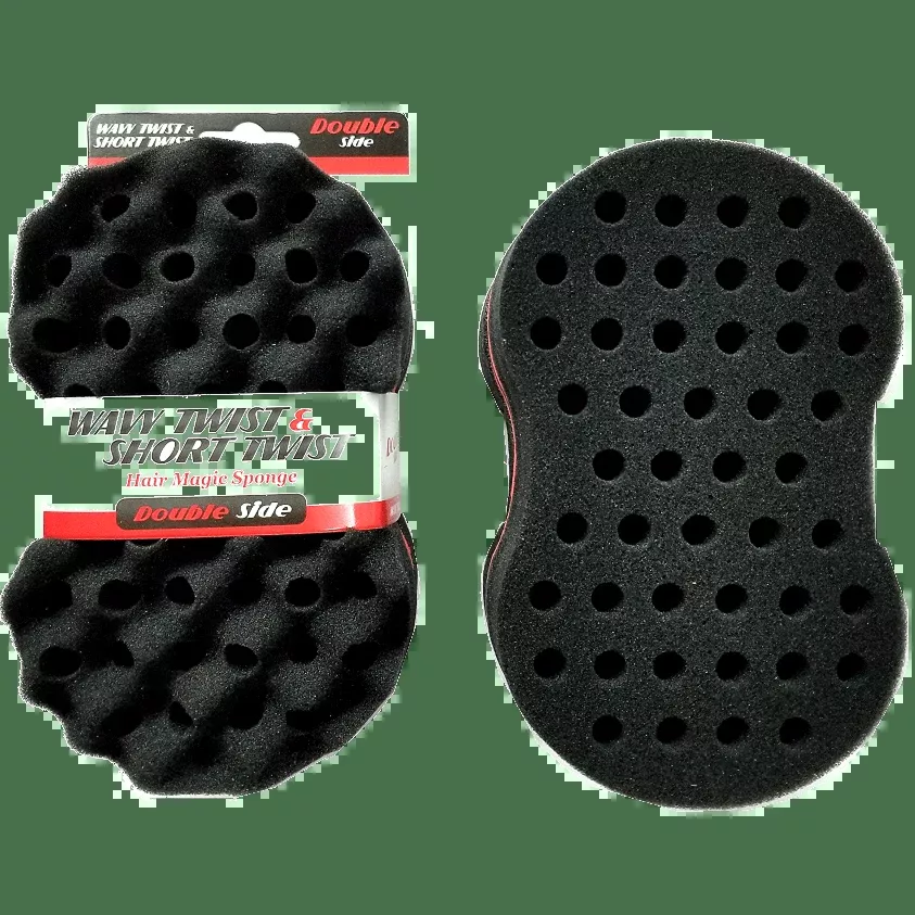 WAVY TWIST & SHORT TWIST – HAIR MAGIC SPONGE DOUBLE SIDE