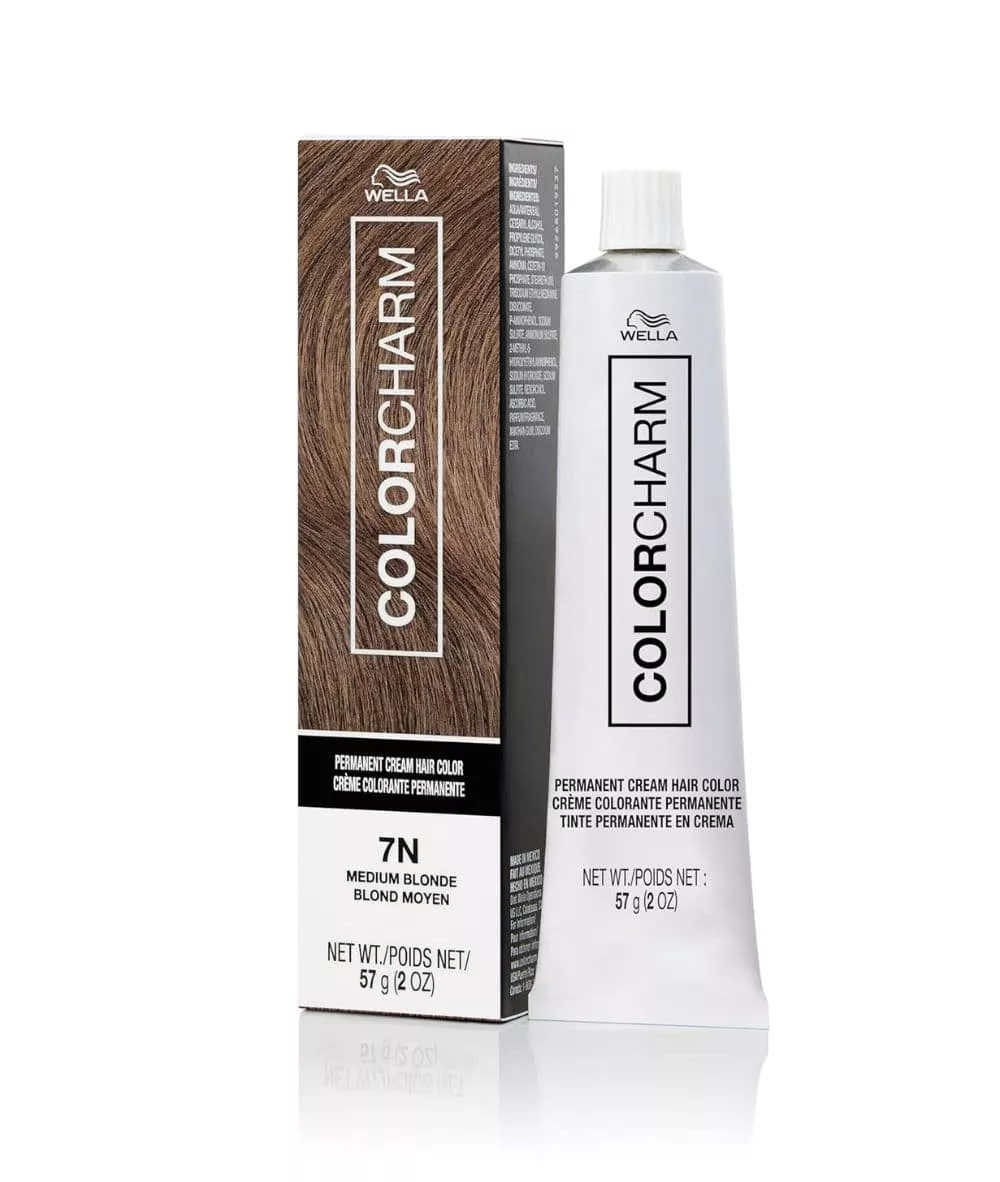Wella Colorcharm Permanent Cream Color 7N [Medium Blonde] 2oz