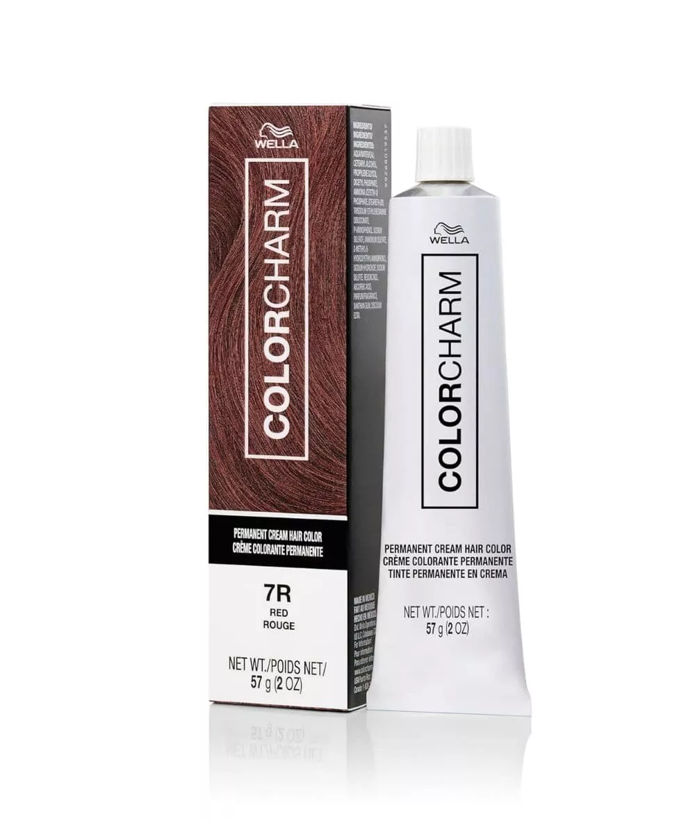 Wella Colorcharm Permanent Cream Color 7R [Red] 2oz
