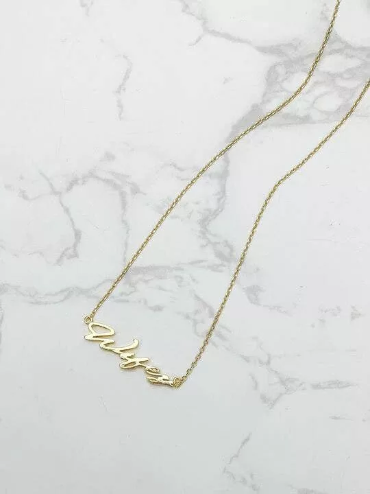 ‘Wifey’ Gold Dipped Pendant Necklace