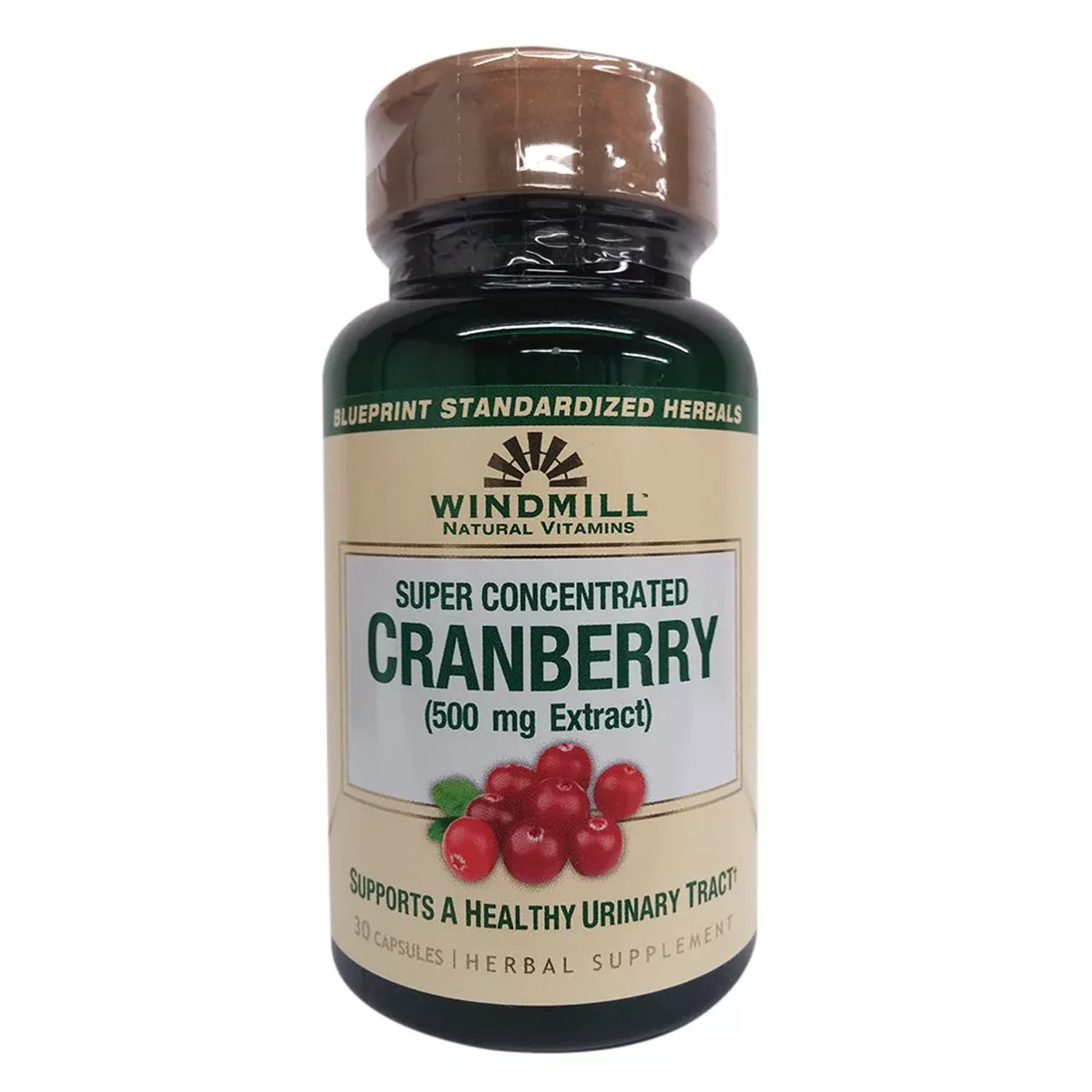 Windmill Cranberry 500mg Capsules 30ct