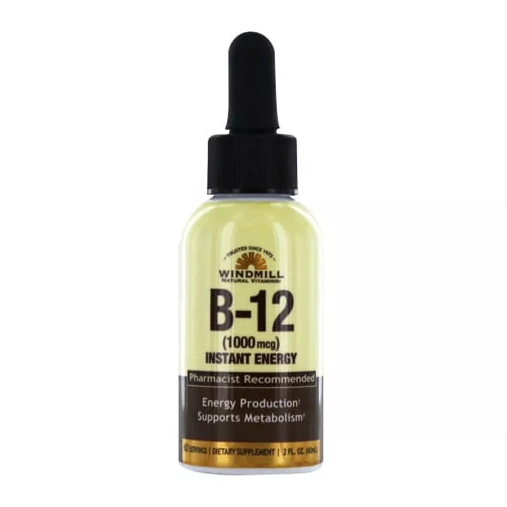 Windmill Health B-12 1,000 Mcg Liquid, 2.0 Ounce