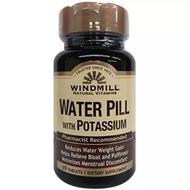 Windmill Health Water Pill With Potassium Tablets