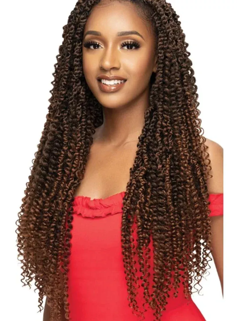 X-Pression Boho Kinky Passion Waterwave 24″ | Twisted Up Synthetic Braid