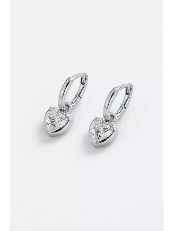 Zafino Amor Earrings Silver