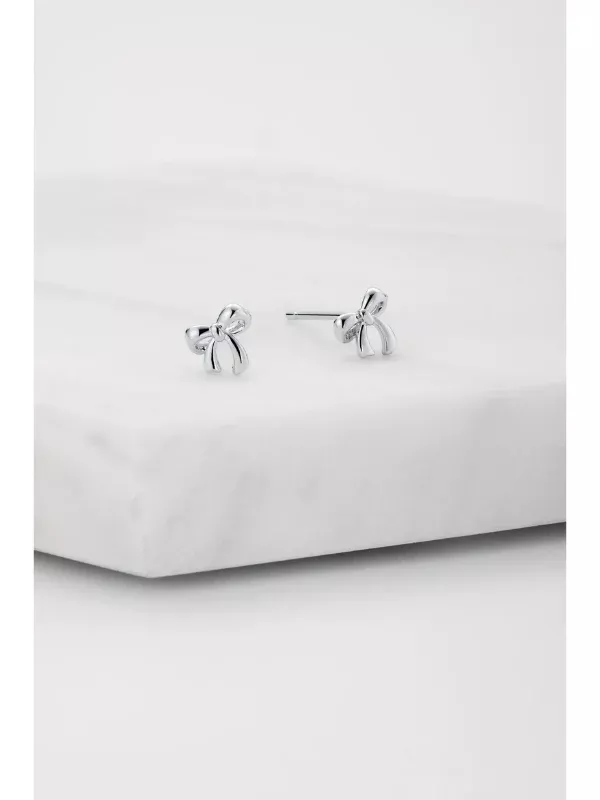 Zafino Charlotte Stud Earrings Silver
