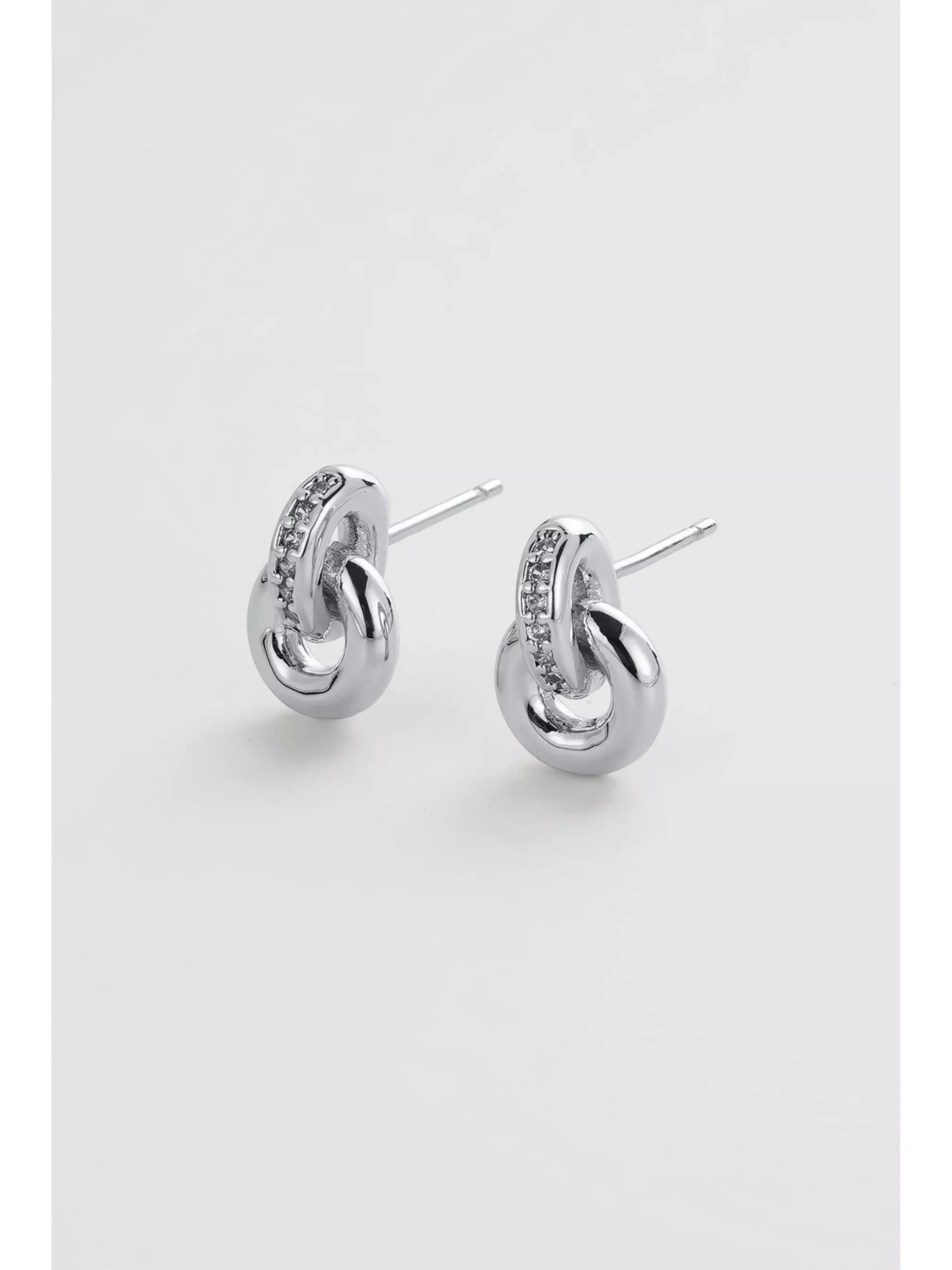 Zafino Elle Stud Earrings Silver