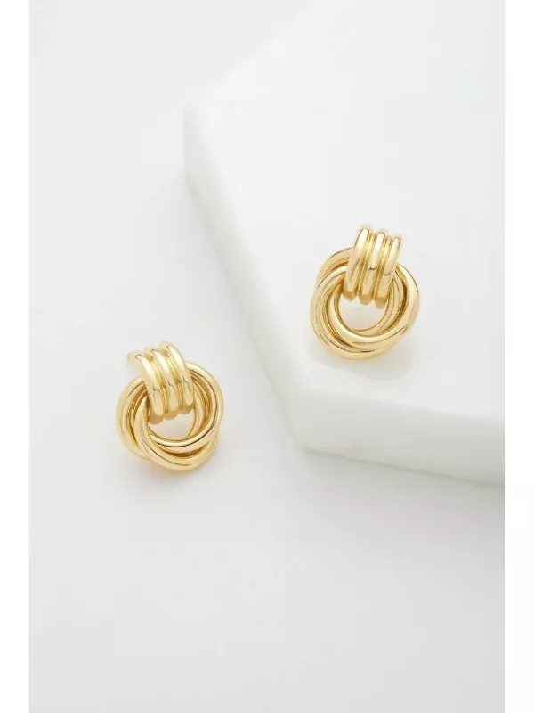 Zafino Poppy Earrings Gold