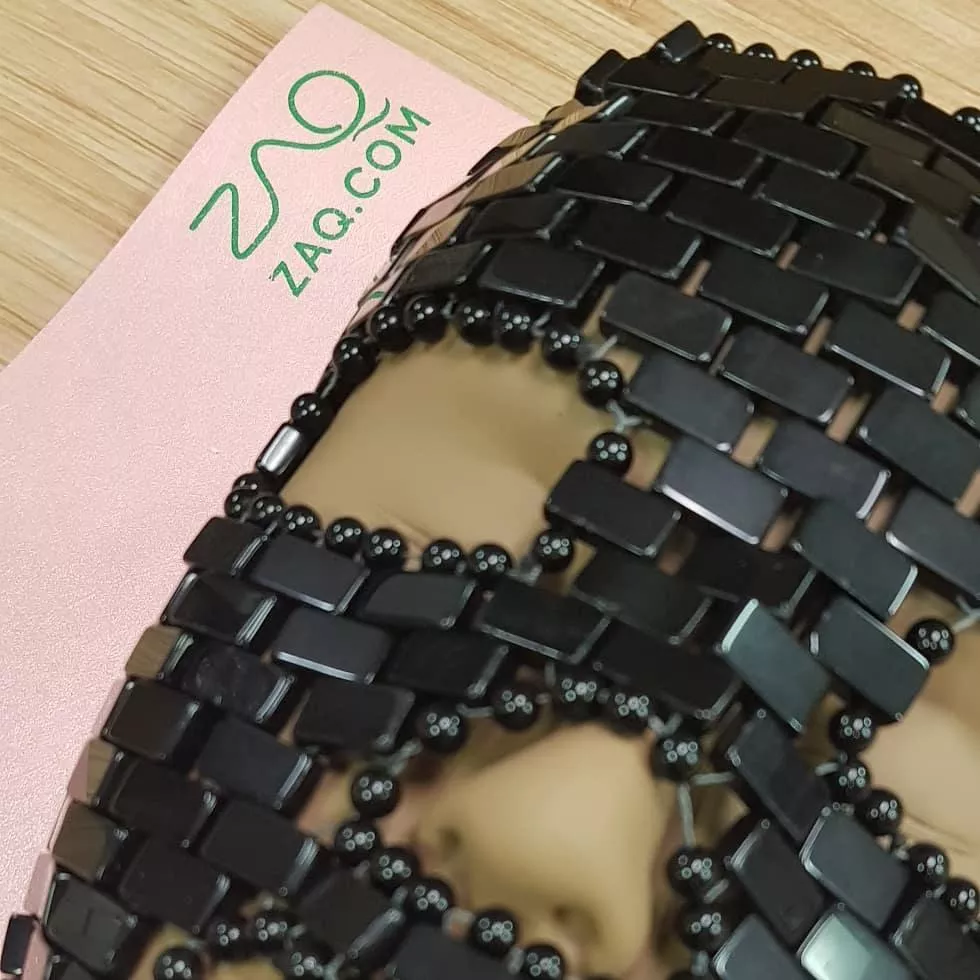 ZAQ Black Obsidian FACE MASK – Handmade
