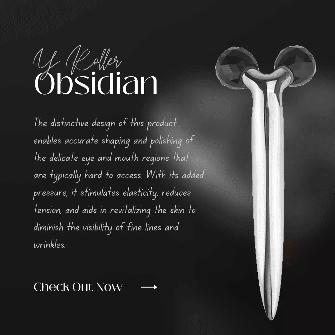 ZAQ Black Obsidian Y Facial Roller