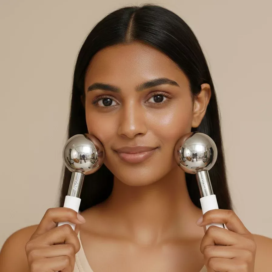 ZAQ Icy Steel Cryo Ice Globes: Ultimate Facial Cryotherapy Tool