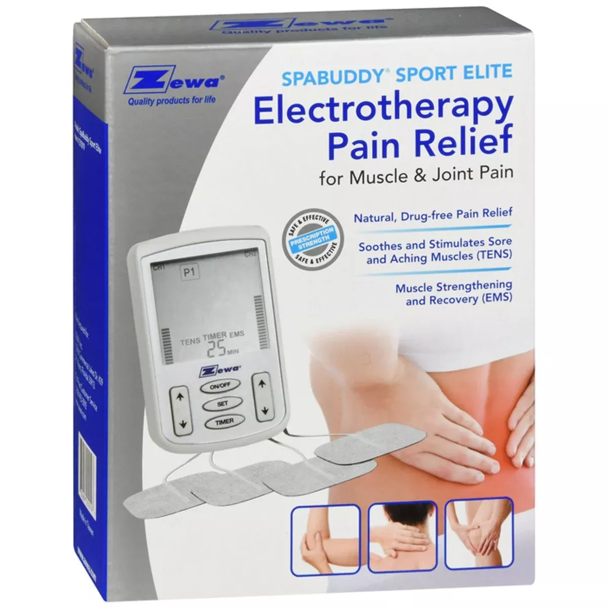 Zewa SpaBuddy Sport – TENS Pain Therapy