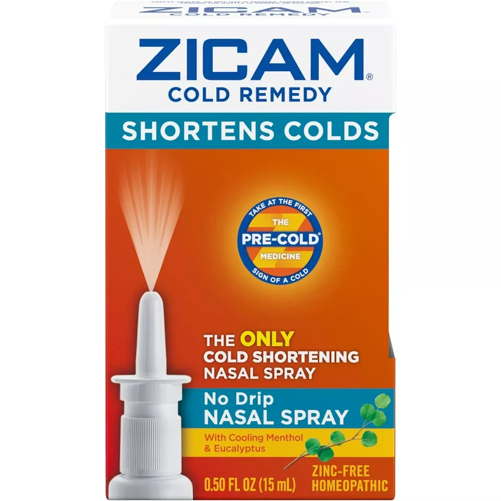 Zicam Cold Remedy, No Drip Nasal Spray, 0.50 Fl Oz (15 Ml)