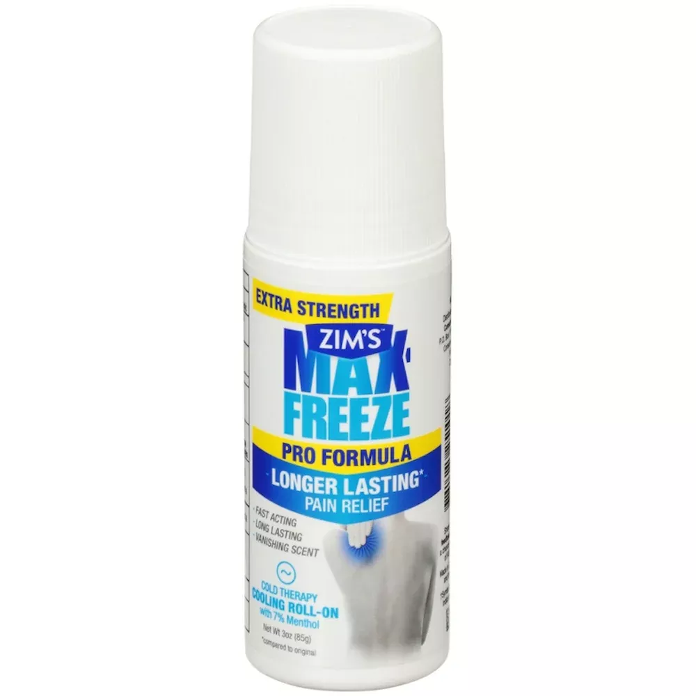 Zim’s Pain Relief, Extra Strength, Pro Formula, Cooling Roll On 3 Oz